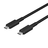 オウルテック Type-C to C ケーブル USB3.2 Gen2 最大100W (20V/5A) PD 対応 充電＆データ転送 やわらかくて断線に強い 1m ブラック OWL-CBKG2PCC10-BK