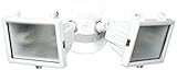 Heath Zenith HZ-5502-WH 150-watt Compact Twin Halogen Floodlight, White by Heath Zenith