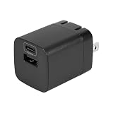 オウルテック AC充電器 PD30W USB Type-C ×1 USB Type-A ×1 小型 2台同時充電 折りたたみプラグ 保護機能搭載 ブラック OWL-APD30C1A1R-BK