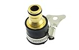 navire 蛇口 コネクタ ホース 接続 ネジ 金具 庭 農業 校庭 ラバー ジョイント コネクター 15mm～21mm 対応