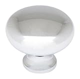 Achim Home Furnishings 734-KNB-24 Cabinet Knob, Polished Chrome, Set of 6 [並行輸入品]