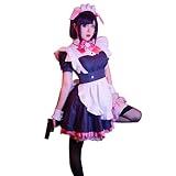 [milky time] アキバ冥途戦争 万年嵐子 和平なごみ コスプレ アニメ ハロウィン メイド服 (L)