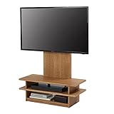 LOWYA ロウヤ テレビスタンド 壁寄せ テレビ台 TVスタンド 壁面テレビ台 ハイタイプ 55型まで対応 シャビーナチュラル