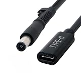NFHK Type C USB-C メス入力 DC 7.4 * 5.0mm 電源PD充電ケーブル ノートパソコン用 18-20V