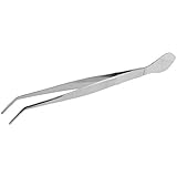 園芸用 ステンレス製 ピンセット 曲