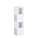 arne 壁掛け棚 ウォールラック シェルフ 4段 Sサイズ Wall Rack Cube S-4 ホワイト