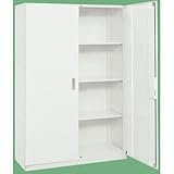 工具管理ユニット 鍵付き 幅1200×奥行450×高さ1760mm 耐荷重80kg/段 SKE-KU120NAWN