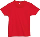 [プリントスター] 半袖 5.6オンス CBT ヘビーウェイト ベビー Tシャツ レッド 日本 80cm (日本サイズ80 相当)