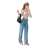 Colaxi 1:64 女の子モデルフィギュアポーズシーン装飾樹脂フィギュアジオラマレイアウト