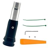 TIGRE BLANC シフトノブ 延長 シフトノブ変換アダプター プッシュ式 AT トラック 軽トラ 等 M18 黒 ブラック