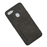 Kepuch Silklike ケース 対応 Oppo A7/A12/A5S カバー ビルトインメタルプレート対応 Oppo A7/A12/A5S - 黒