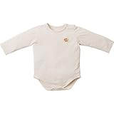 オーガニックコットン 手編みクローバーのボディーオール 日本製 新生児 赤ちゃん ベビー肌着 アモローサマンマ サイズ70cm
