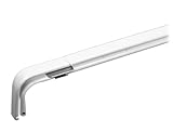 Levolor-kirsch 46in. To 84in. White Heavy Duty Double Curtain Rod 13286