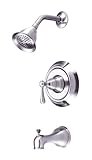 Pegasus F1325701BN 1000 Series Single-Handle Pressure Balance Tub/Shower Faucet, Brushed Nickel by P