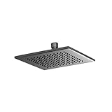 Isenberg HS1001ACP Universal Fixtures 8' Brass Shower Head - Square, HS1001A, Polished Chrome [並行輸入品