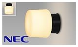 NEC LED玄関灯 玄関灯 屋外照明 LED LED照明 LEDポーチライト ブラケットライト おしゃれ レトロ ポーチ灯 電球色