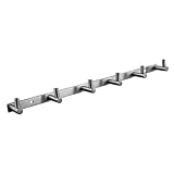 AngleSimple壁マウントタオルフックレールコートラックフック5 6 Hooks G2201E