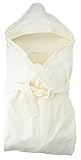DorDor & GorGor ORGANIC Hooded Infant Swaddle, Beige by Dordor & Gorgor