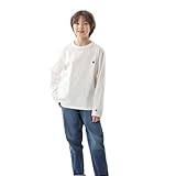 [チャンピオン] 刺繍 ロングTシャツ キッズ 長袖 丸首 綿100% COTTON USA ワンポイントロゴ ロングスリーブTシャツ ベーシック CK-Y401 オフホワイト 120