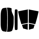 ハードコートタイプ (ノーマル) プリウス用 (50系 ZVW50/ZVW51/ZVW55) ※ワイパー装着車仕様※ リアセット用 カット済みカーフィルム/ウルトラブラック (3%)