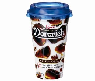 【冷蔵】【6本】ドロリッチ　カフェゼリー＆クリーム 180g　グリコ乳業