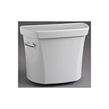 Kohler K-4468-TR-0 Wellworth 1.6 gpf Tank with Right-Hand Trip Lever and Tank Locks, White [並行輸入品]
