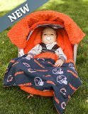 NFL Chicago Bears the Whole Caboodle 5pc Set - Baby Car Seat Canopy with Matching Accessories by Car