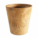 【8個入】植木鉢/プランター アートストーン ラウンド型/10cm 底穴無し ベージュ 〔ガーデニング用品/園芸〕 ds-1669263