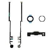 ホームボタン 交換用 iPad 7 第7世代 10.2インチ 2019 (A2197 A2198 A2200) iPad 8 第8世代 10.2インチ 2020 (A2270 A2428 A2429 A2430) フレックスケーブルコネクター (ブラック)