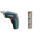 『電動ドライバー 充電式 RD110-G グリーン』と『ラック スペースユニット 幅15×奥行29×高さ88cm ホワイト/ライトメープル UB-9015』のセット