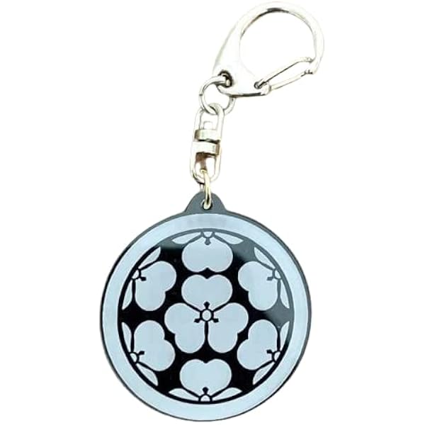 Amazon.co.jp: 井伊直政 家紋キーホルダー 丸に橘（彦根橘）戦国