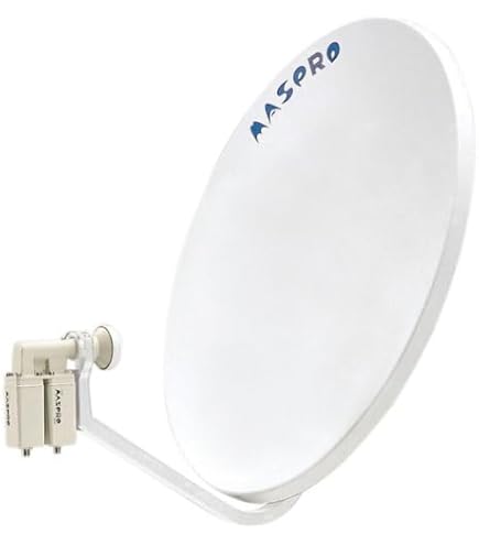 新品未使用品 MASPRO CSアンテナセット CS45SP-SET Amazon | スカイパーフェクTV!用CSアンテナ 45cm 取付セット