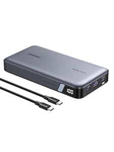 UGREEN PD3.1 モバイルバッテリー 145W高出力 25000mAh 3ポート USB-C x2 USB-A x1