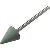 ヤナセ 軸付砥石 GC (緑) 三角型 【3mm軸】 φ13×16×3 #120 GC13T