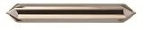 Bassett MCH-4R Series Solid Carbide End Mill, Uncoated (Bright) Finish, 4 Flute, 90 Degrees Profile 