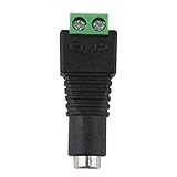 1個DC12Vプラグアダプターコネクター女性5050 3528 LEDストリップライト電源用電気器具用品