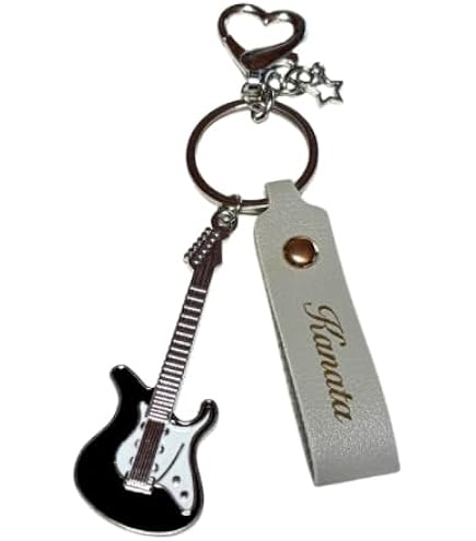 Amazon.co.jp: ギターキーホルダー - 小さなギターキーホルダー