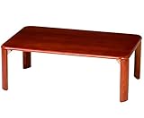 SINAPP 折りたたみ テーブル 座卓 和室 リビング ローテーブル 木製座卓 SIK0663 ブラウン, Ｗ90ＸＤ60