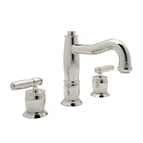 Rohl mb1928lm-2 Gotham Widespreadバスルーム蛇口ポップアップ廃棄物とメタルのLe、 MB1928LMPN-2 1