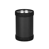【BLKP】 パール金属 真空断熱 保冷 缶ホルダー 缶クーラー タンブラーにもなる 2WAYタイプ 350ml缶用 アウトドア BLKP ブラック 黒 D-5718