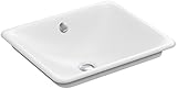 KOHLER K-5400-W-0 Iron Plains Wading Pool Bathroom Sink, White [並行輸入品]