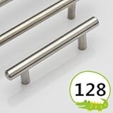 Dagly（TM）長さ200ミリメートル穴ピッチ128ミリメートルT字状のステンレス鋼製ハンドルキッチン家具ワードローブハンドル引き出しハンドルを引っ張ります