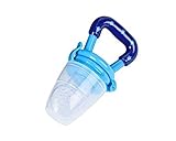 Baby food Feeder Twin Pack (Blue) by Baby Smoochies