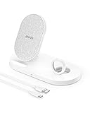 Anker PowerWave 2-in-1 Stand with Watch Charging Cable Holder ワイヤレス充電器