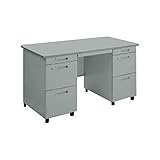 コクヨ(KOKUYO) 両袖机 事務用デスクSR型 W1370×D635×H740mm SD-SR3D33NN