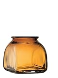 G294-15-835 UMBERTO VASE H15cm AMBER TLA2156