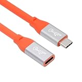 CY USB3.2 オス - メス延長ケーブル 20Gbps 超ソフト高屈曲 100W 8K 5K USB4.0 Type-C Thunderbolt3/4対応 (30cm)