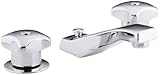Kohler k-7437 – 2 A Triton Widespreadバスルーム蛇口with ultra-glideバルブTechno、 クローム K-7437-2A-CP 1