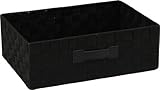 不二貿易 PPインナーバスケット タイプB 幅38×奥行26×高さ13cm ブラック 75748