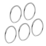 F Fityle 5個　シームレス　O　ラウンド　リング　高強度　　